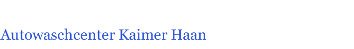 Autowaschcenter Kaimer Haan